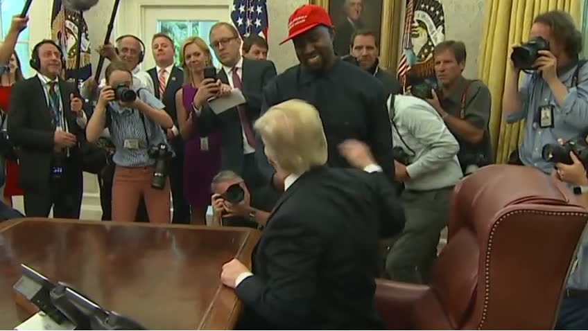 Kanye West bryter med Trump