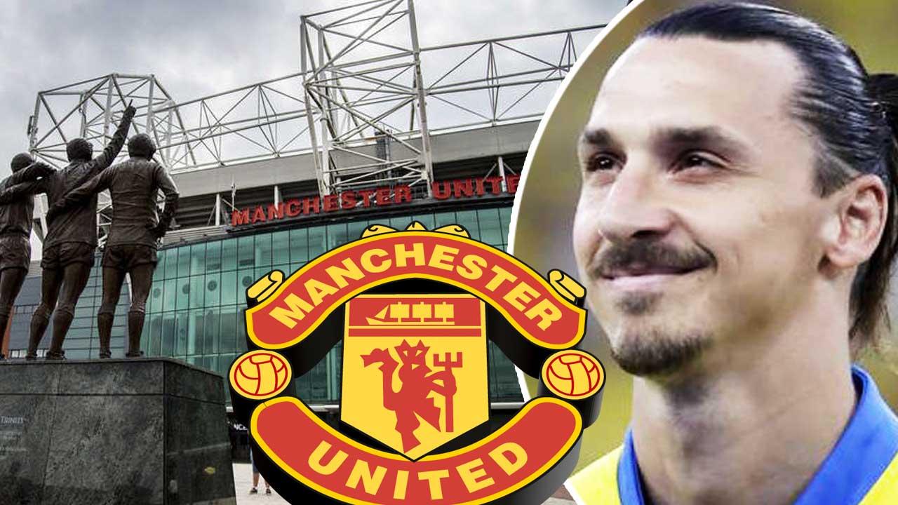 Zlatan på plats i Manchester