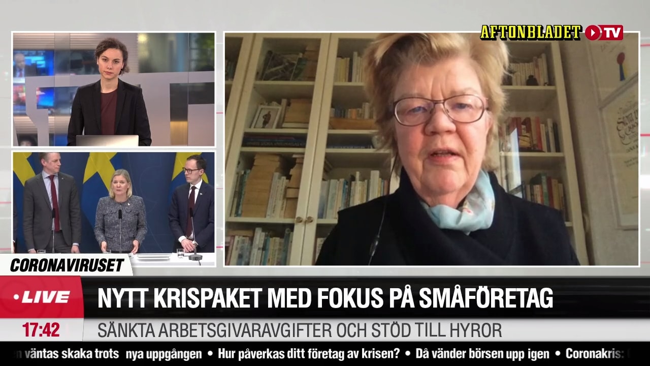 Hör Lena Mellin om regeringens nya krispaket till småföretagare