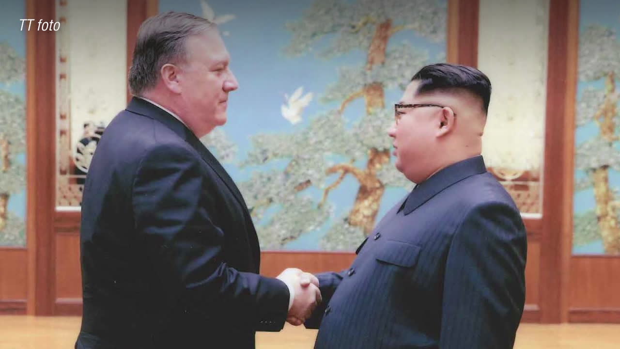 Vita huset släpper bilder från hemliga mötet med Nordkorea