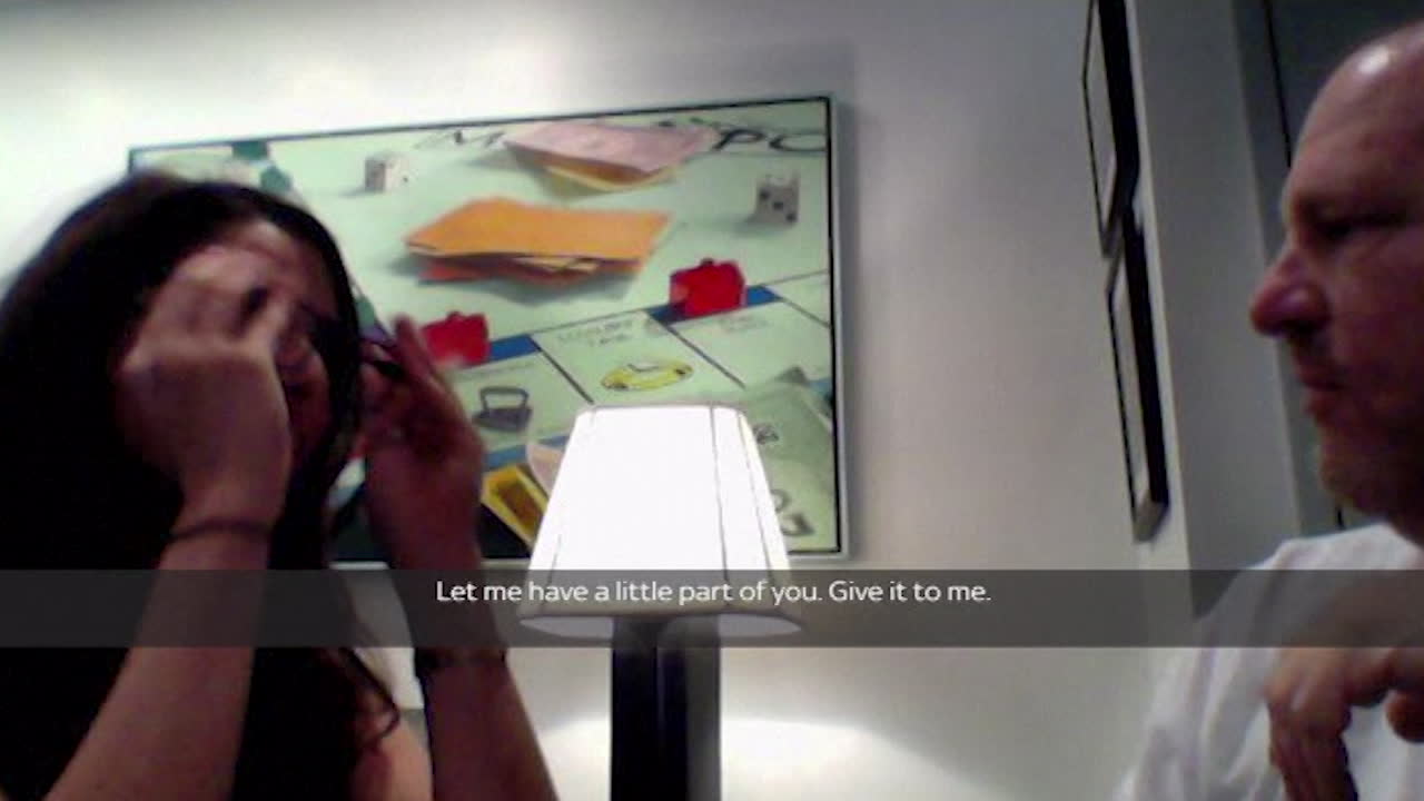 Weinstein smygfilmad: ”Du är het - kom igen nu”