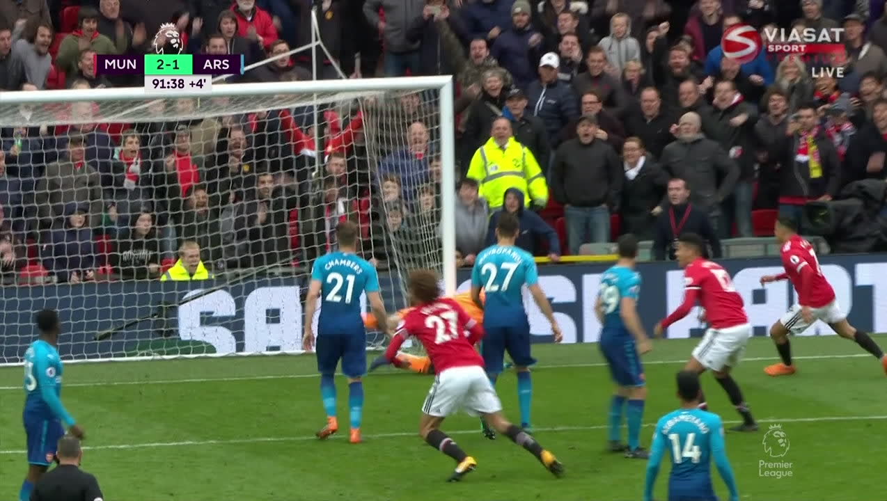 United vann efter mål på övertid