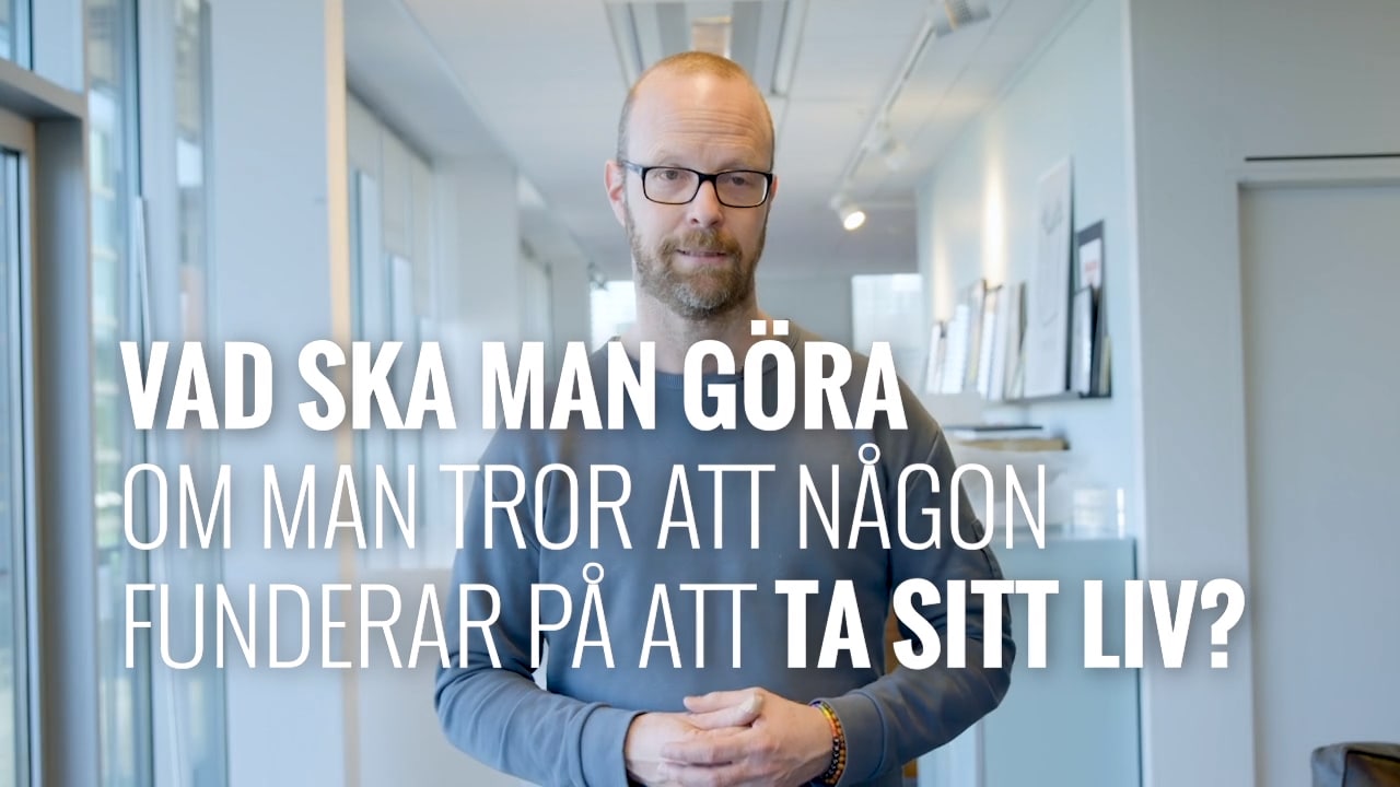 Suicide Zero: Så gör du om någon i din närhet har självmordstankar