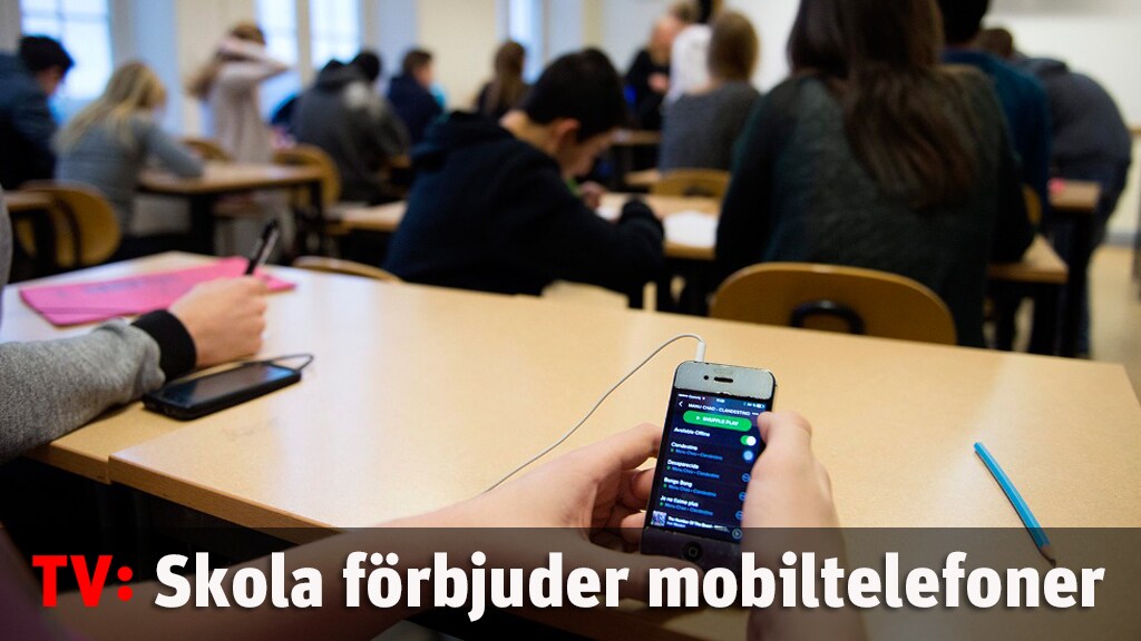 Barnen slutade leka – rektor inför mobilförbud