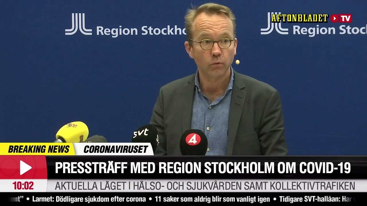 Region Stockholm: "Det är full storm och full styrka"