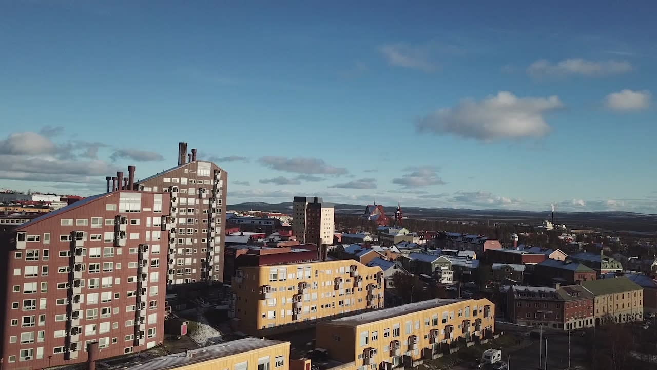 Kiruna drabbas hårt av temperaturförändringarna