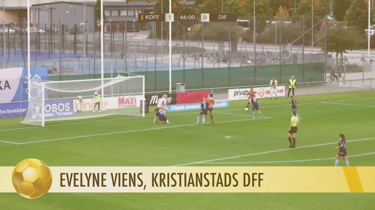 Årets hattrick - Evelyne Viens, Kristianstads DFF
