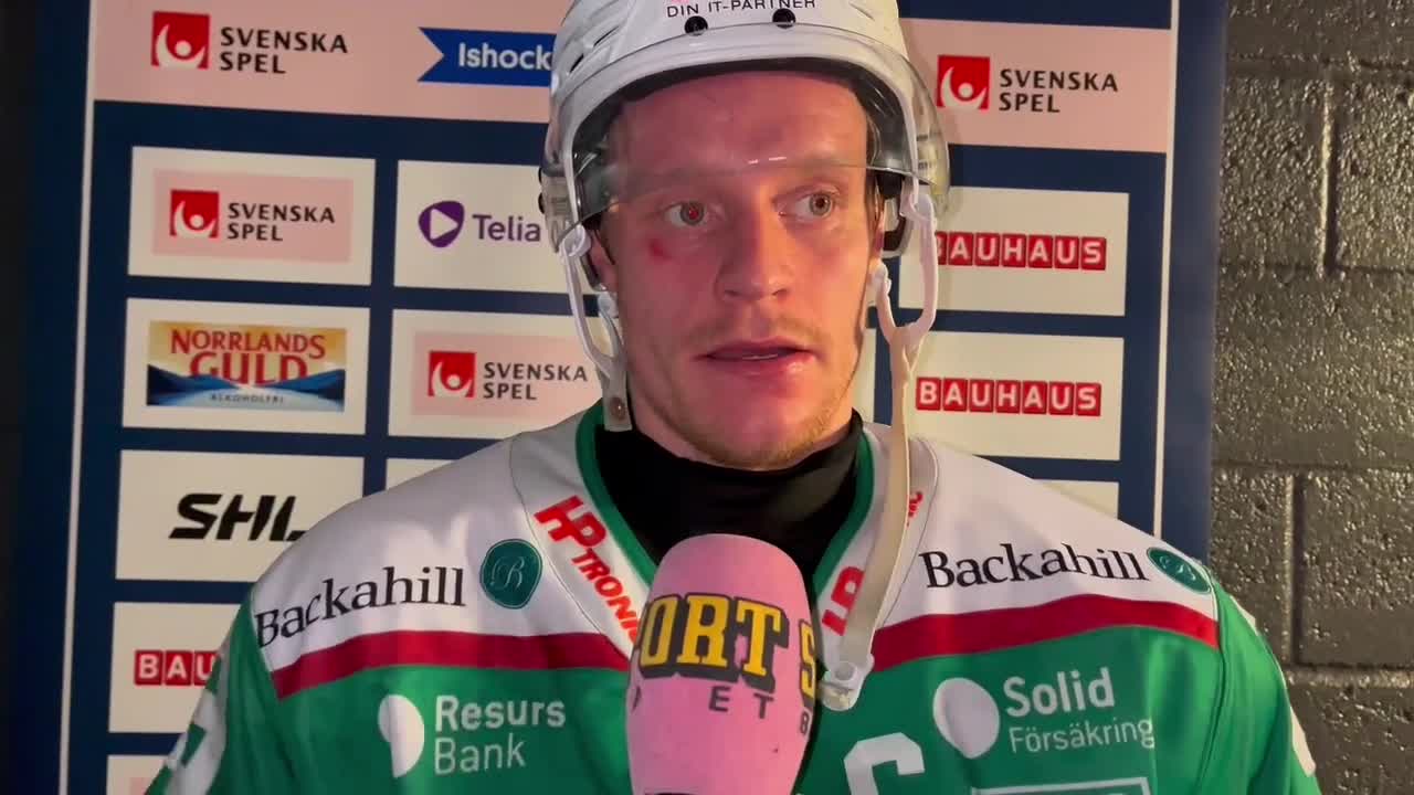 Bengtsson om förlusten mot Skellefteå: 