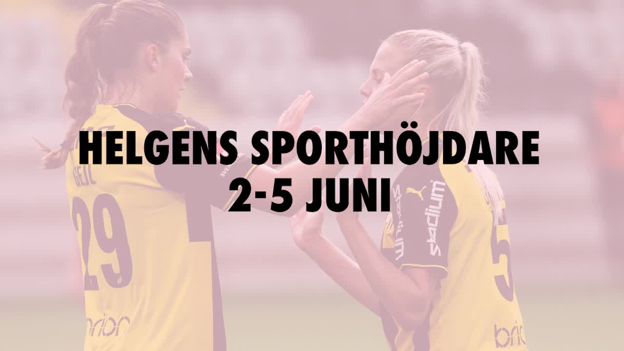 Helgens sporthöjdare 17-19 juni