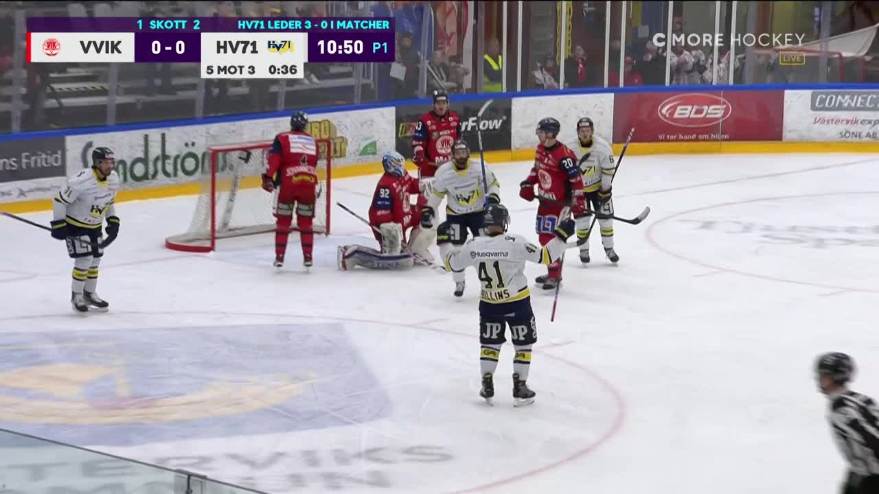 HV71 kollapsar – se alla mål