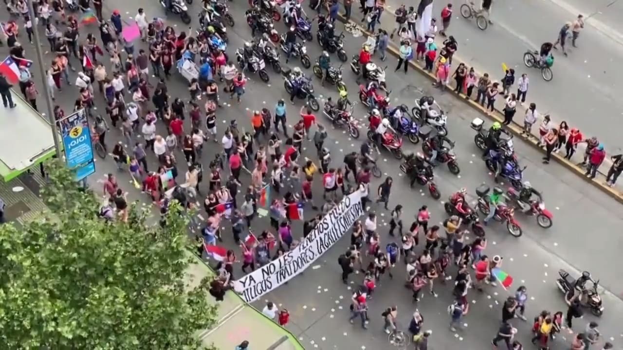 Stort missnöje i Chile – en miljon människor demonstrerade