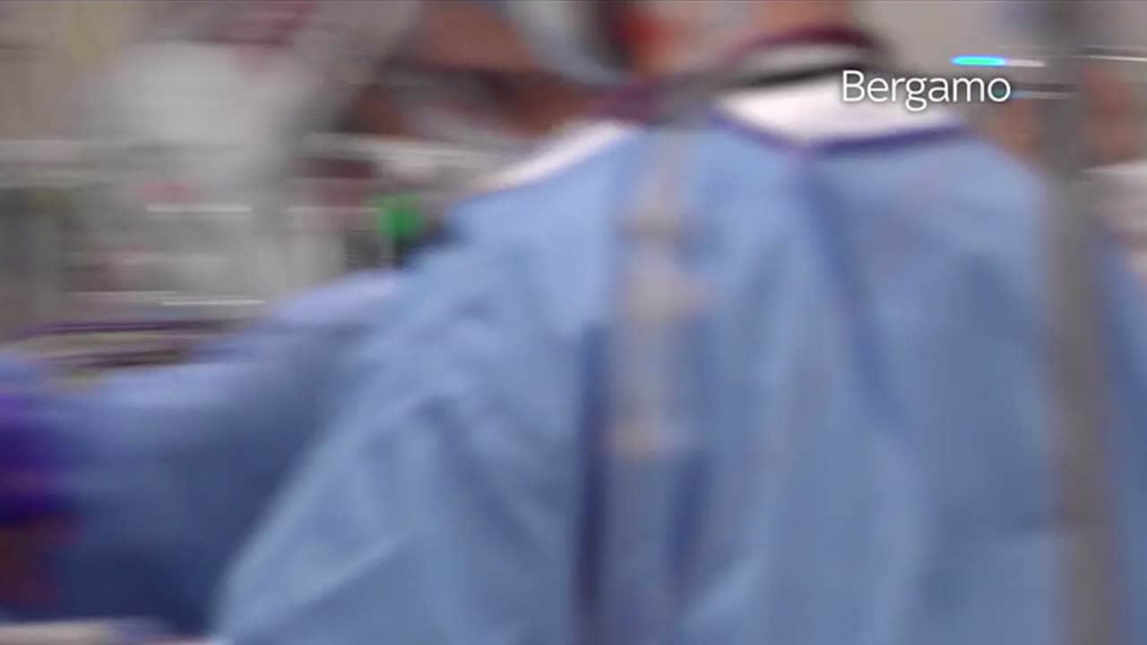 Se bilder från Italiens katastrofsjukhus: "Vårt bästa räcker inte till"