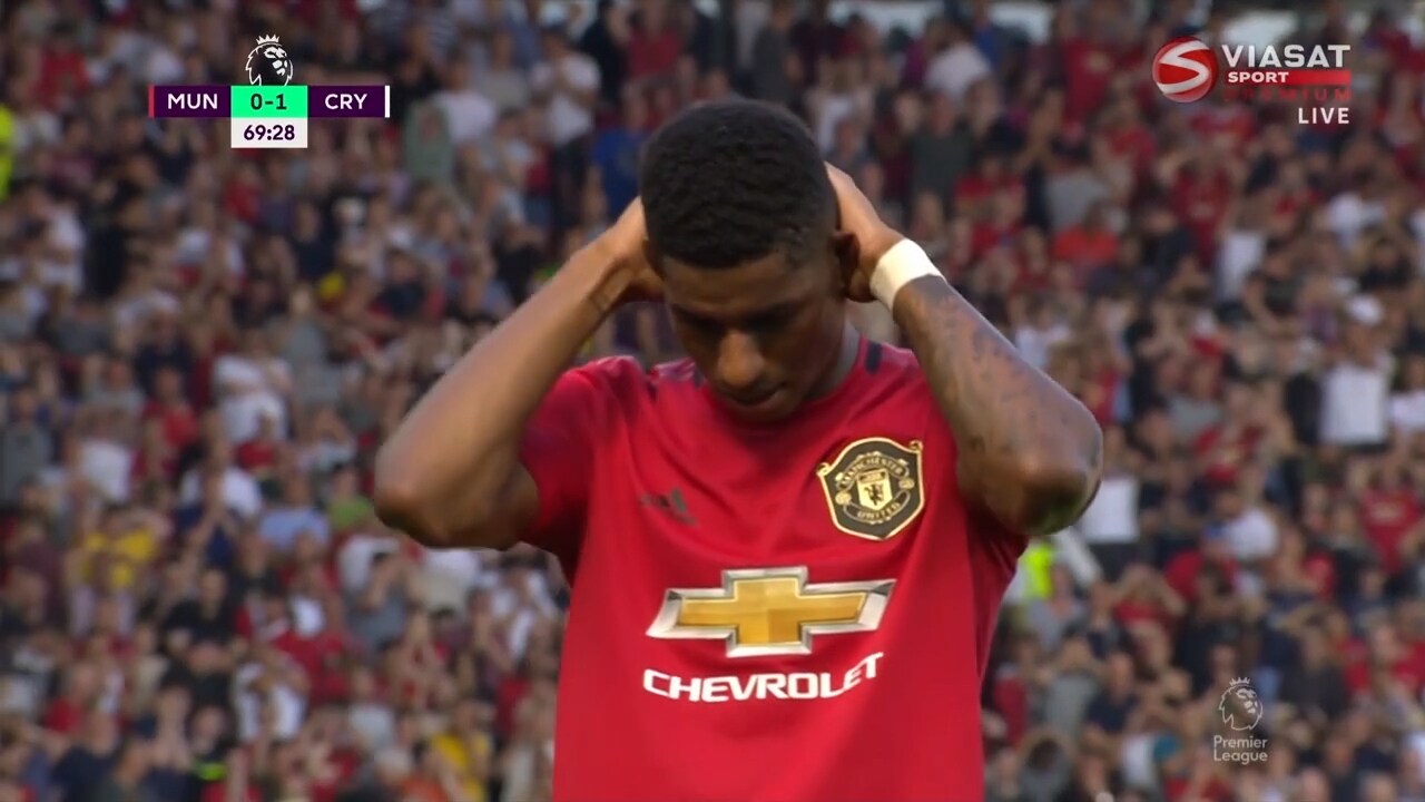 Mardröm för Manchester United mot Crystal Palace