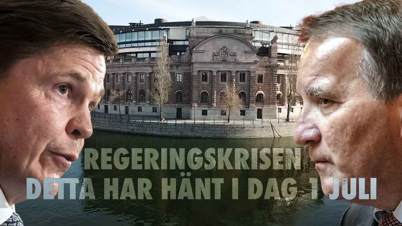 Regeringskrisen - detta har hänt i dag 1 juli