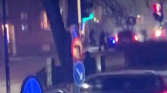 Man död - sköts efter polisjakt