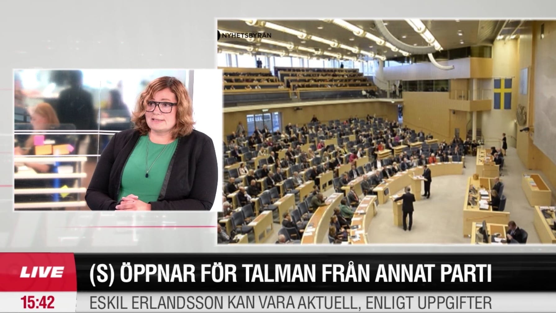 S öppnar för talman från annat parti – Aftonbladets politikreporter: ”Vill visa sig öppna”