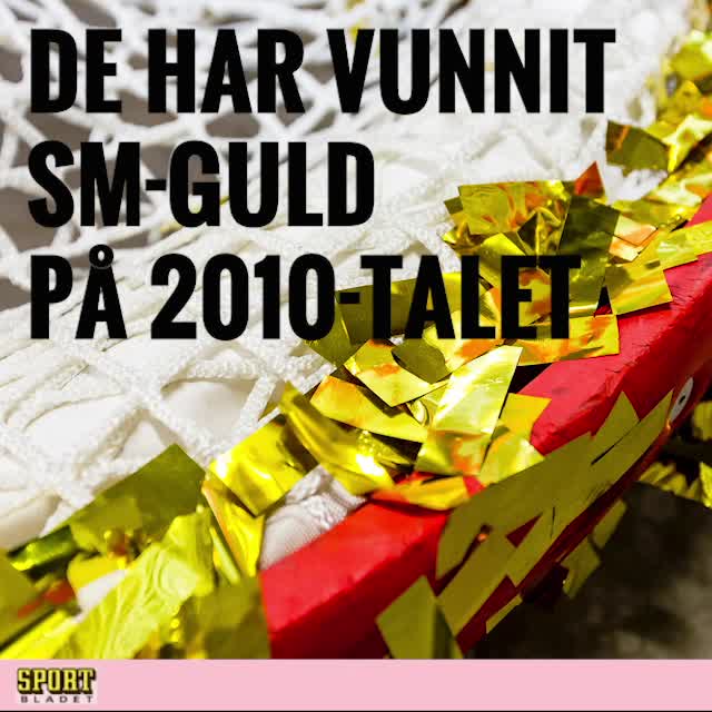 Lagen som vunnit SM-guld i hockey under 2010-talet