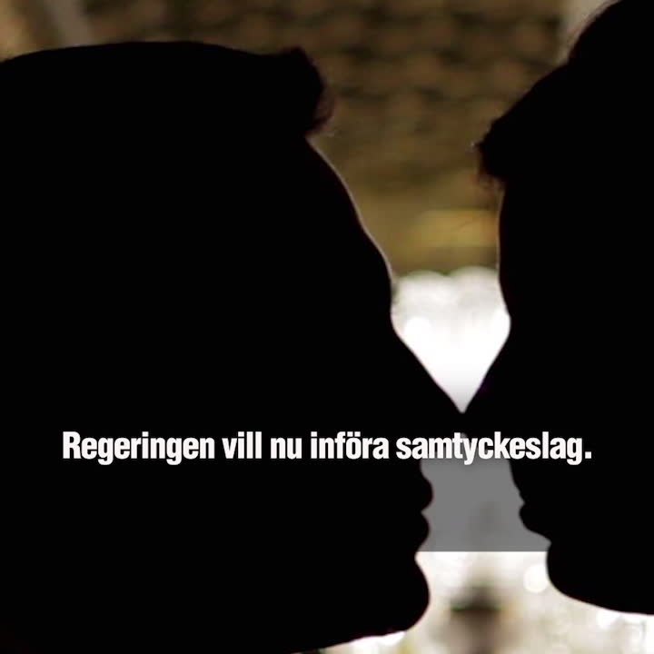 Regeringen inför samtyckeslag