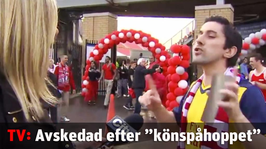 Avskedad efter ”könspåhoppet”