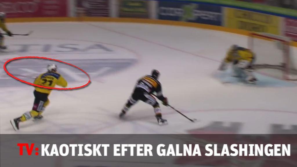 Kaotiskt efter galna slashingen