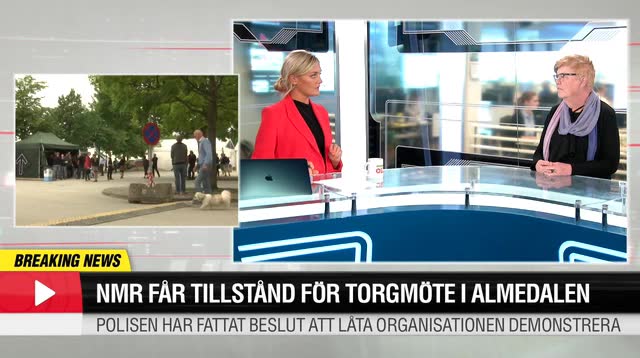 NRM får tillstånd för torgmöte i Almedalen