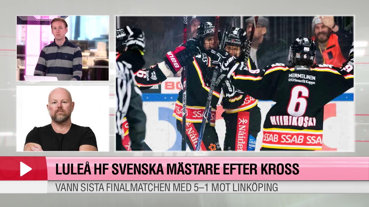 Luleå svenska mästare efter krossen i finalen