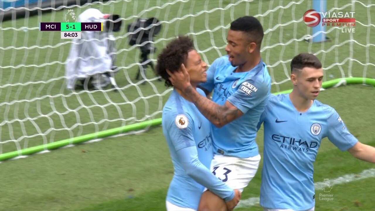 City krossade Huddersfield efter Agüeros show