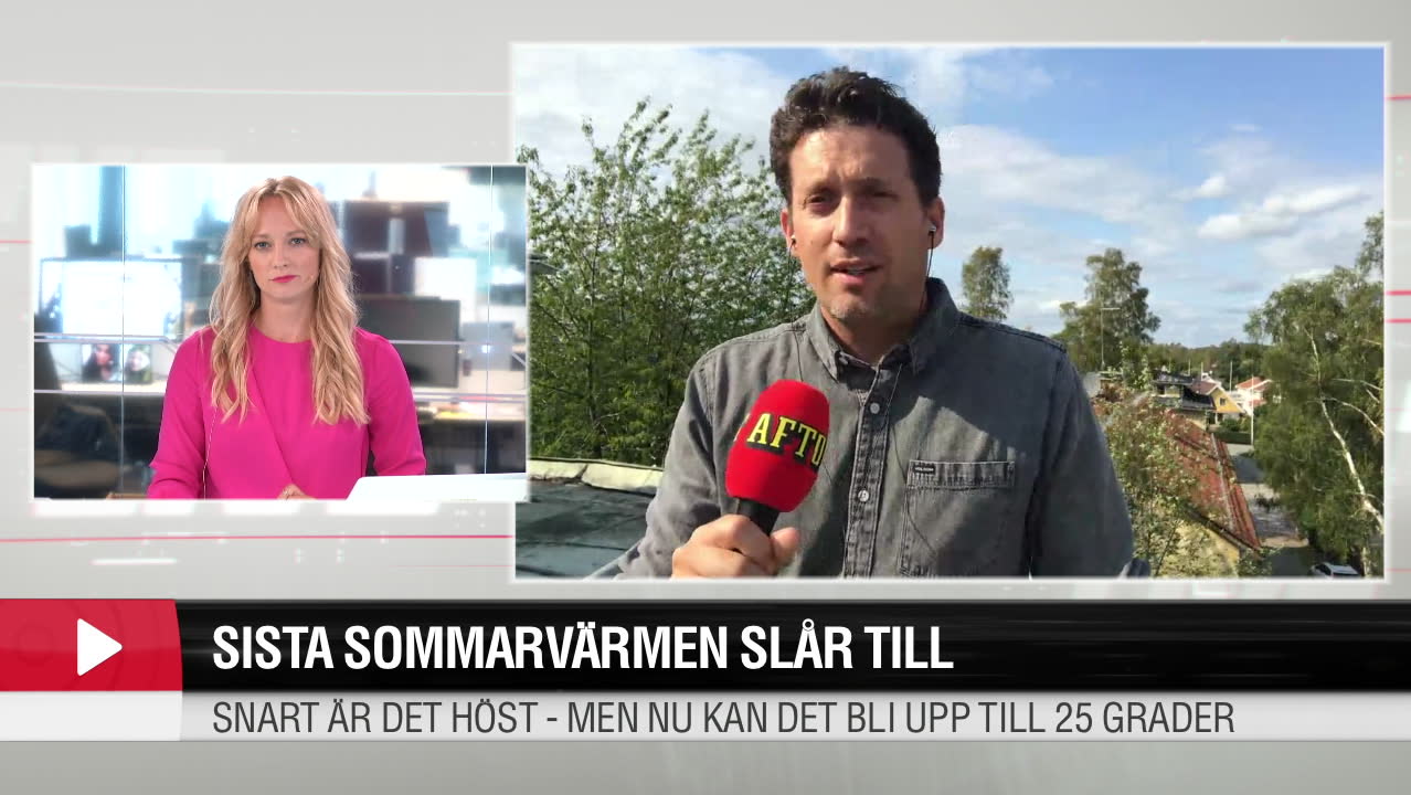 Sista sommarvärmen slår till