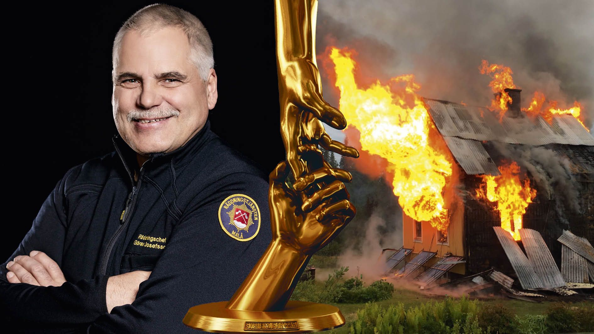 Göran är Årets livräddare – slet Cissi ur brinnande hus