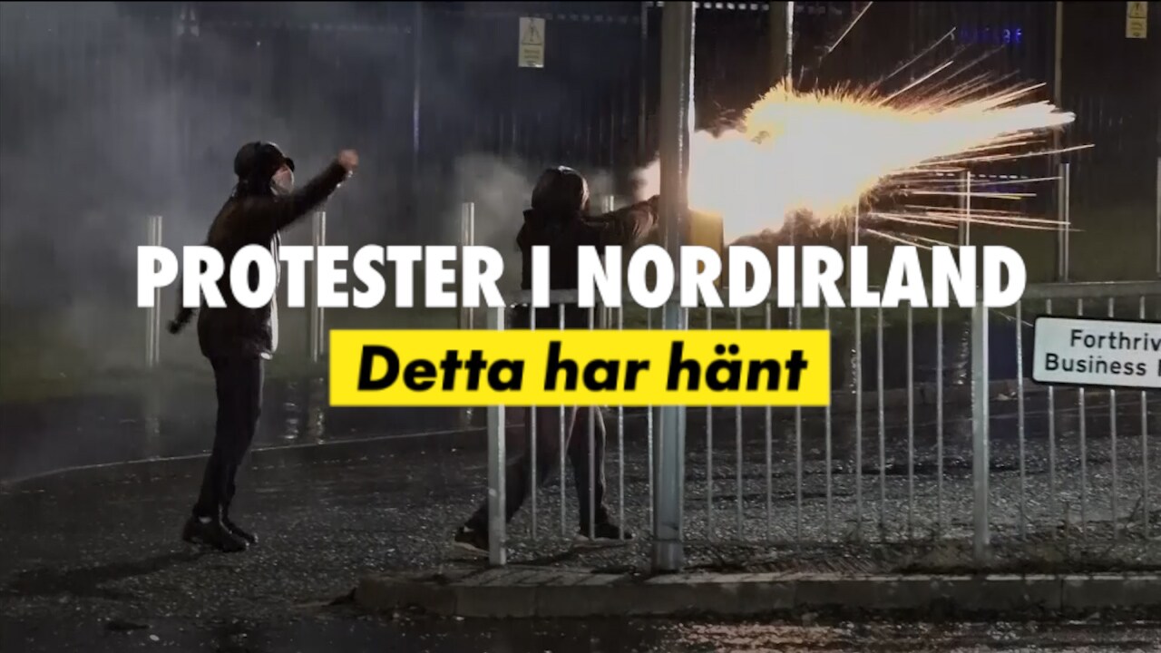 Våldsamma protester i Nordirland - detta har hänt