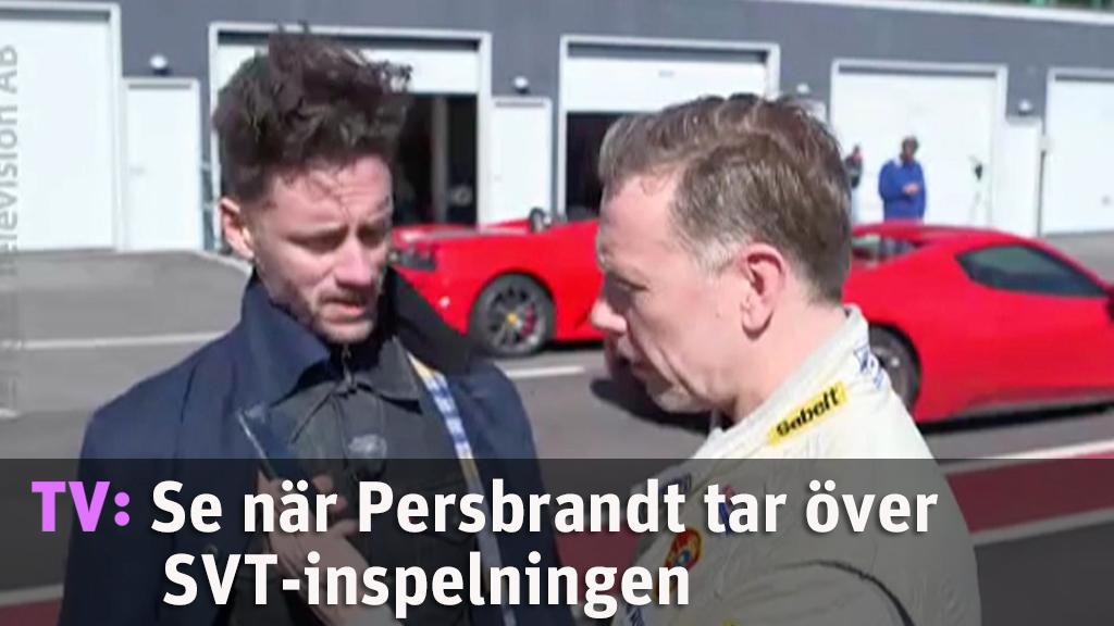 Se när Persbrandt tar över SVT-inspelningen