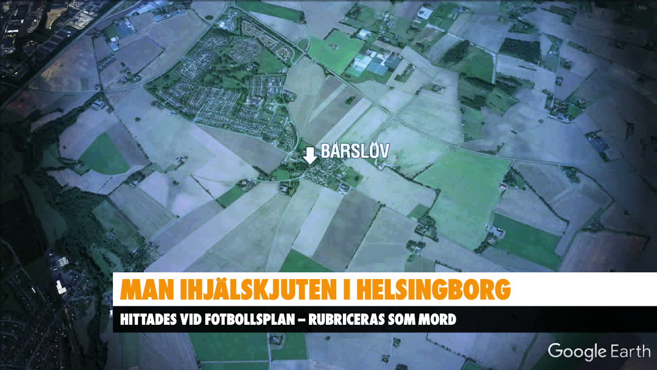 Man ihjälskjuten i Helsingborg