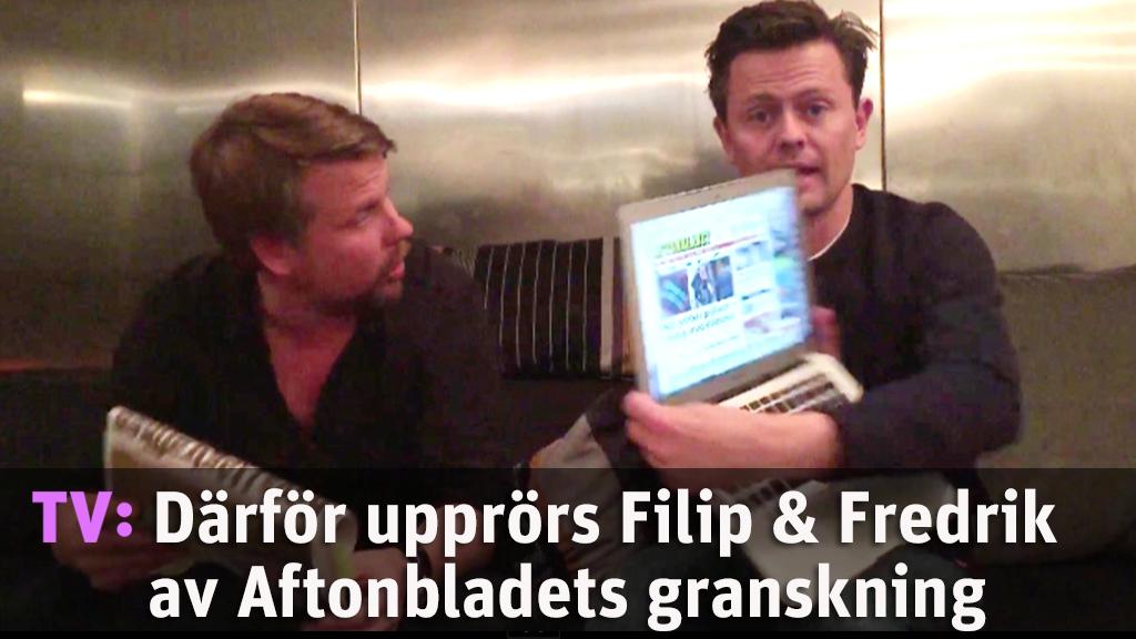 Inför premiären: Filip & Fredrik upprörda över Aftonbladets granskning