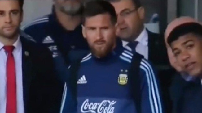 Messi hyllas efter videon