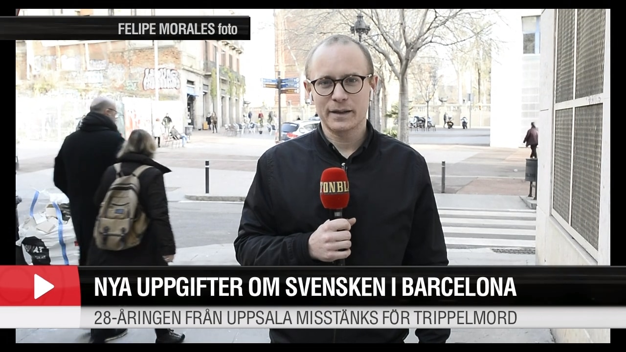 Toppstudent från Uppsala misstänks för trippelmord i Barcelona