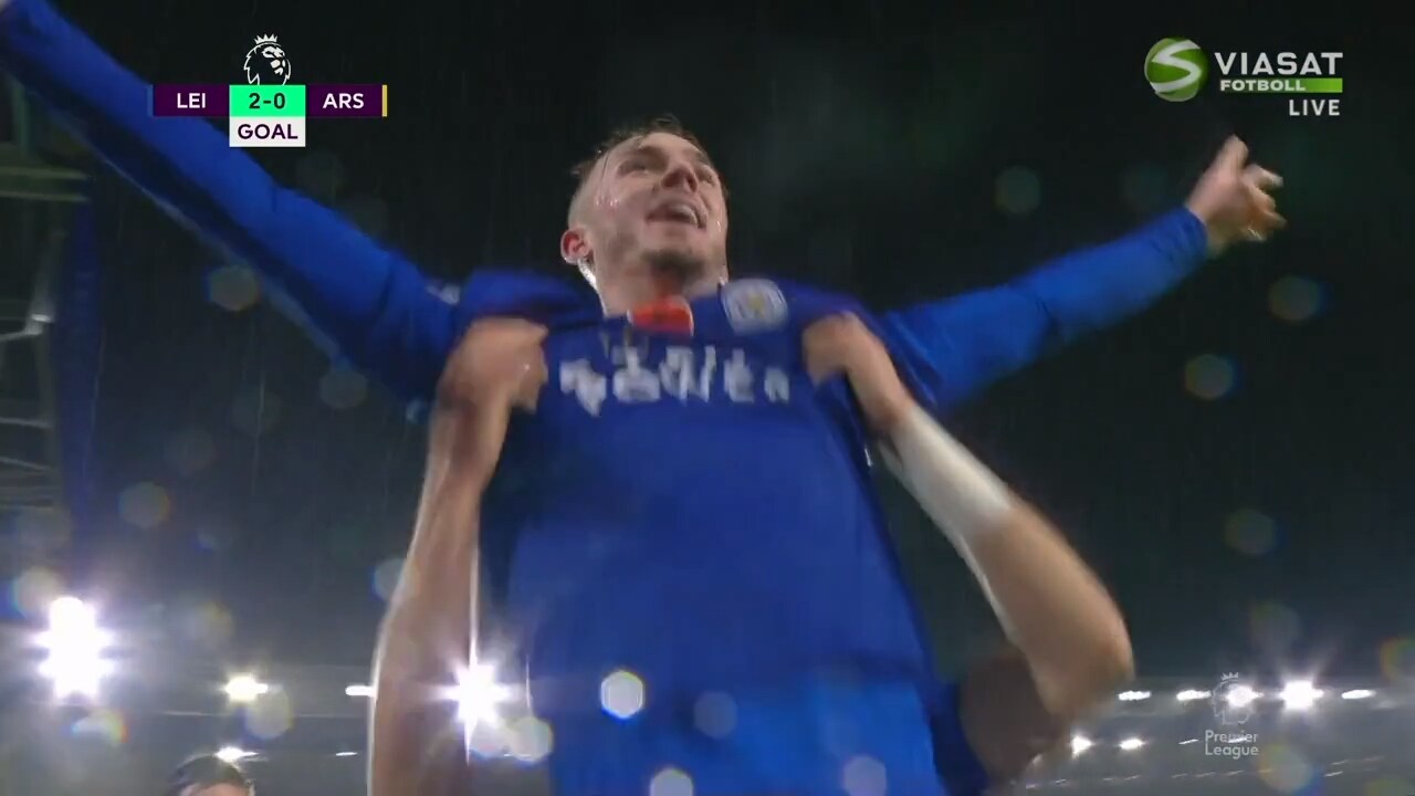 Se Leicesters mål som gjorde krisen allt värre för Arsenal