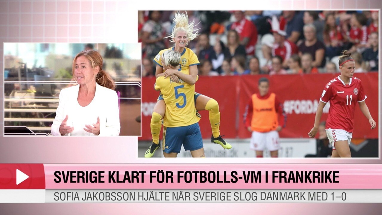 Sverige klart för fotbolls-VM nästa år