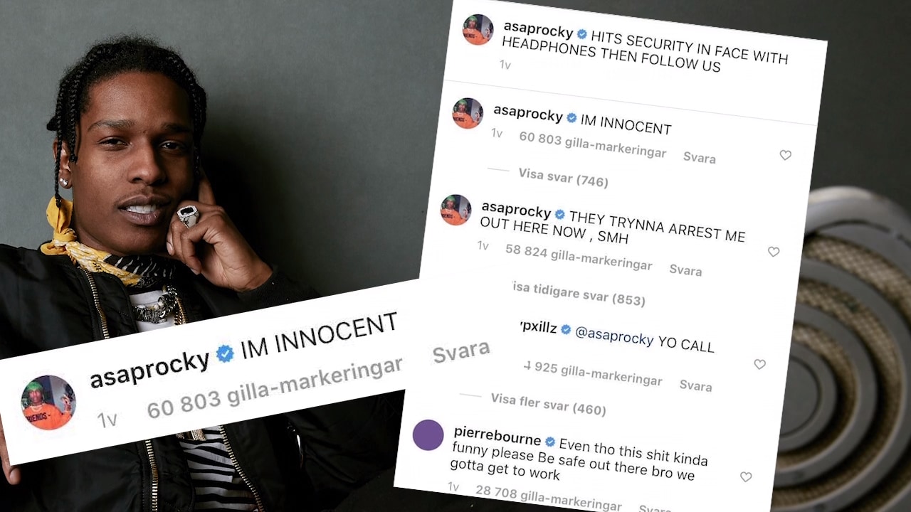 ASAP Rocky misstänks för misshandel – detta har hänt