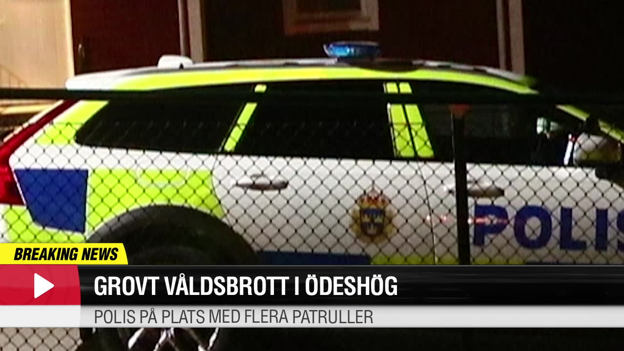 Grovt våldsbrott i Ödeshög