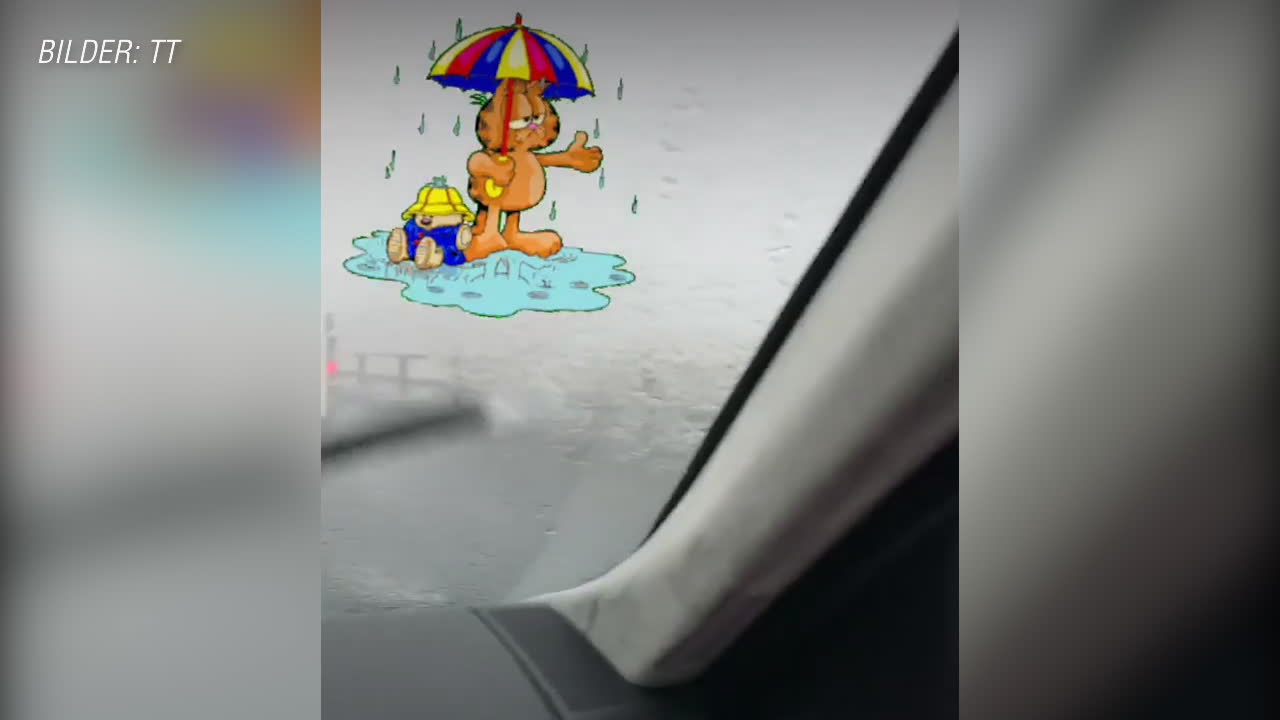 Kusliga filmen från bron – minuter innan kollapsen