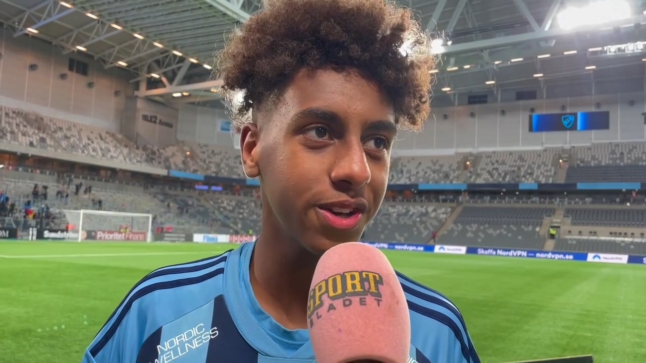 16-åring gjorde debut i allsvenskan: "Adrenalinet steg"