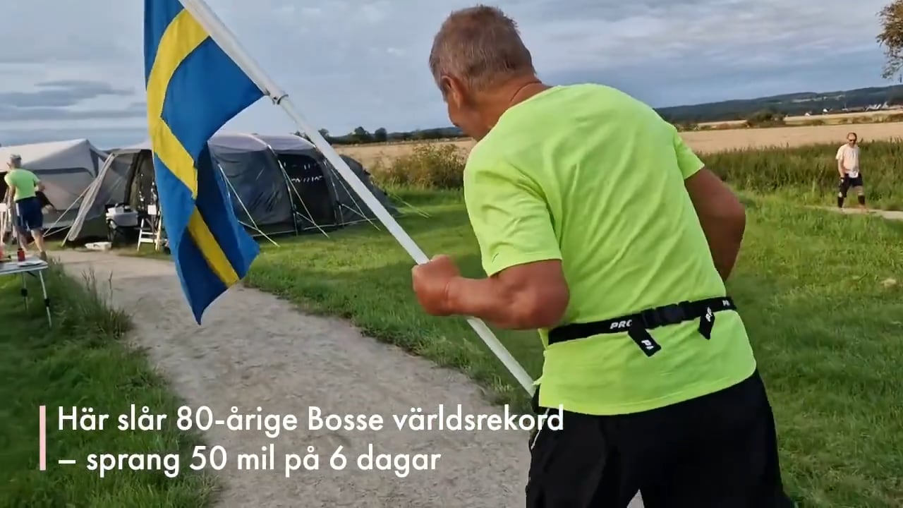 Här slår 80-årige Bosse världsrekord