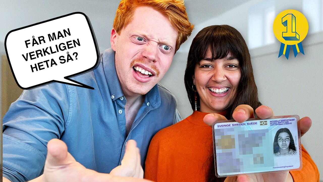 Topp 1 i Sverige Personen med Sveriges märkligaste namn Aftonbladet TV