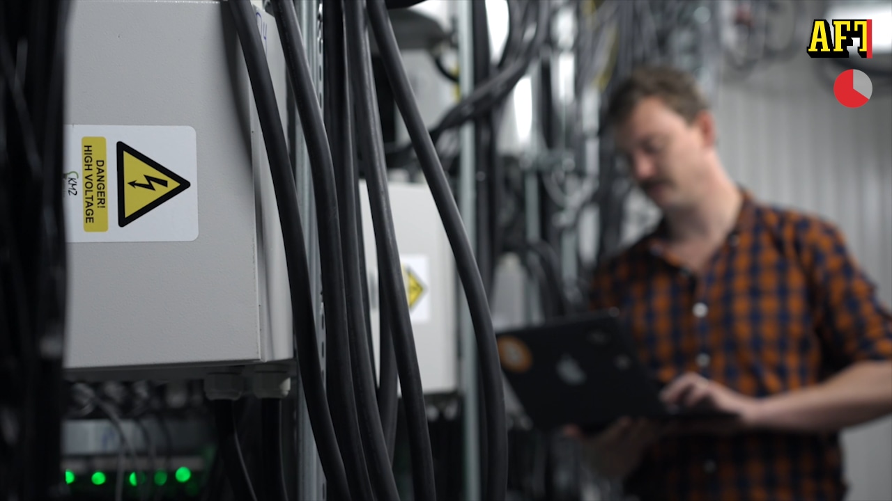 Bitcoin-ladan som drar lika mycket el som en stad