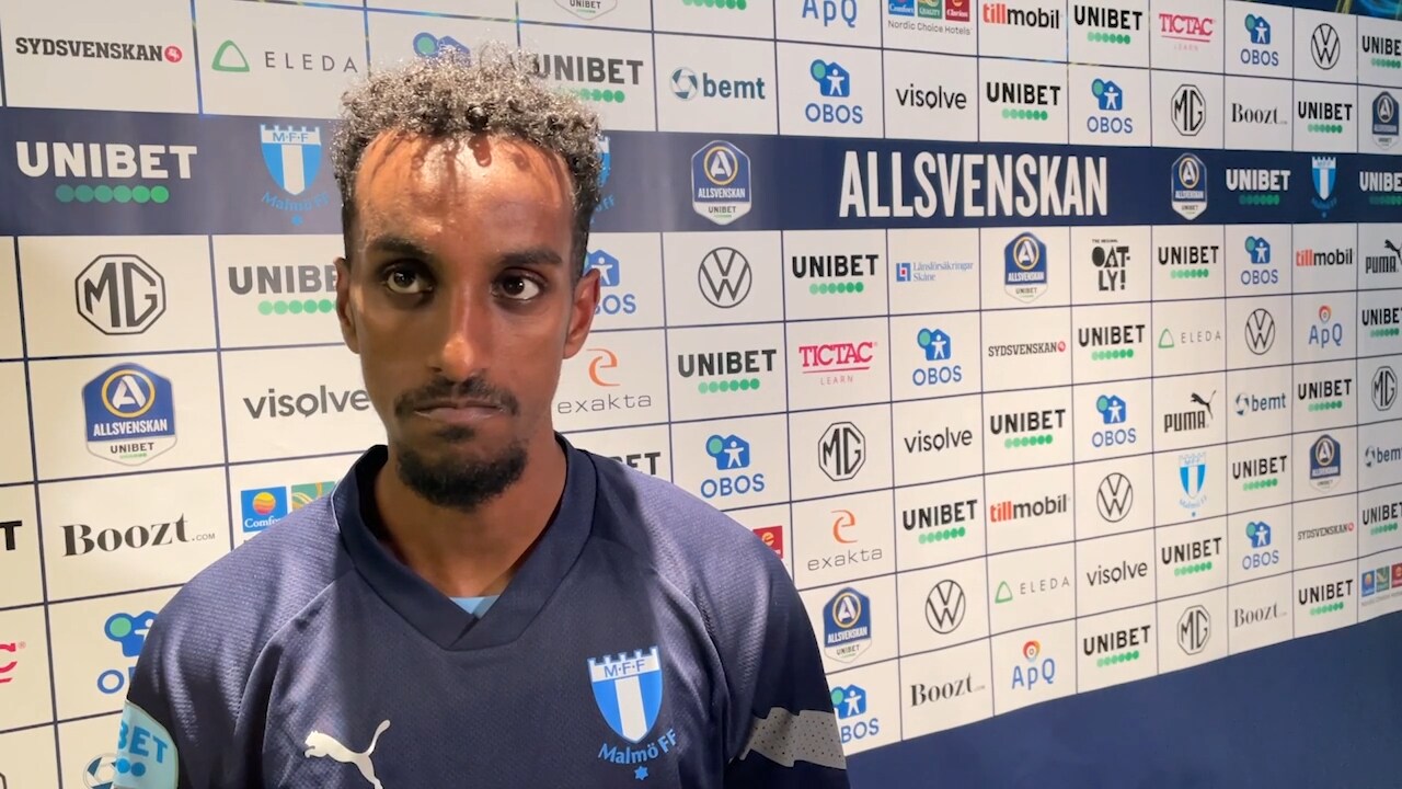 Taha Ali efter första målet för Malmö: Najs
