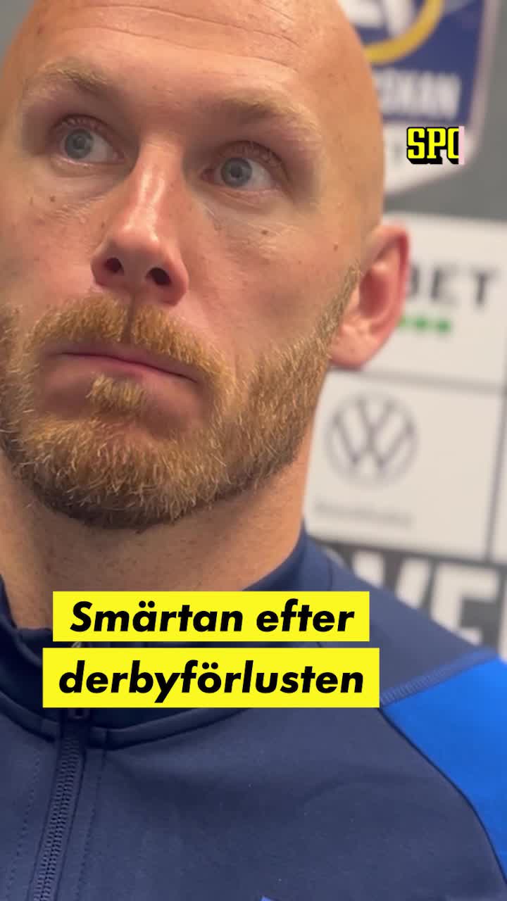 Magnus Erikssons smärta efter derbyförlusten