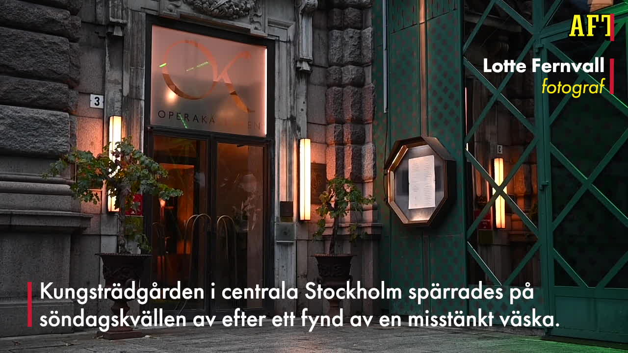 Här hittades bomben vid Kungsträdgården