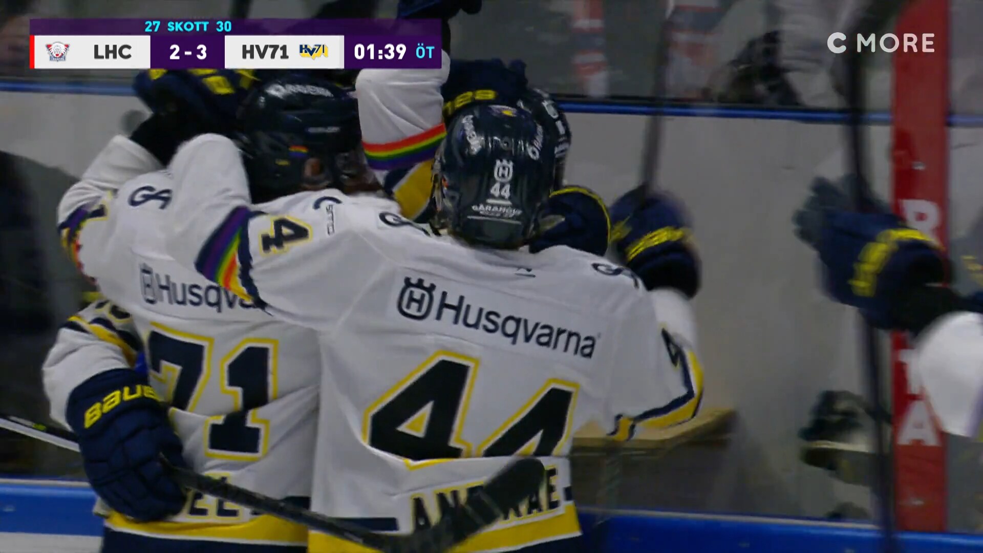 Här vinner HV71 mot Linköping på övertid