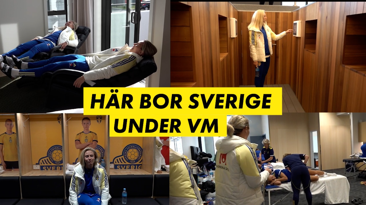 Här bor Sverige under VM – unik inblick