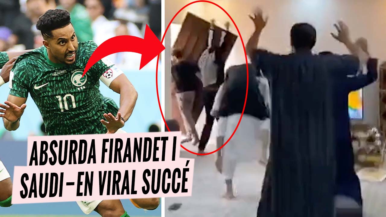 Absurda firandet i Saudiarabien – en viral succé